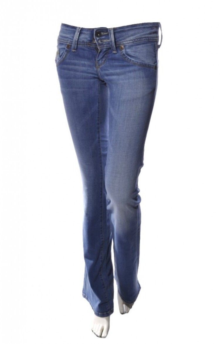 Tommy Hilfiger Rifle - sonora bootcut i modré