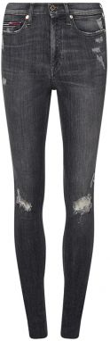 Tommy Jeans Rifle - NORA MR SKNY BE283 DGRPVSTDSTR šedé