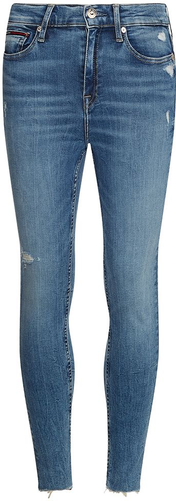 Tommy Jeans Rifle - NORA MR SKNY ANKL CE215 modré