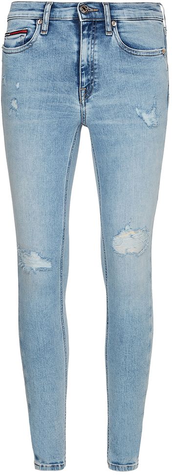 Tommy Jeans Rifle - NORA MR SKNY ANKLE BF2214 modré
