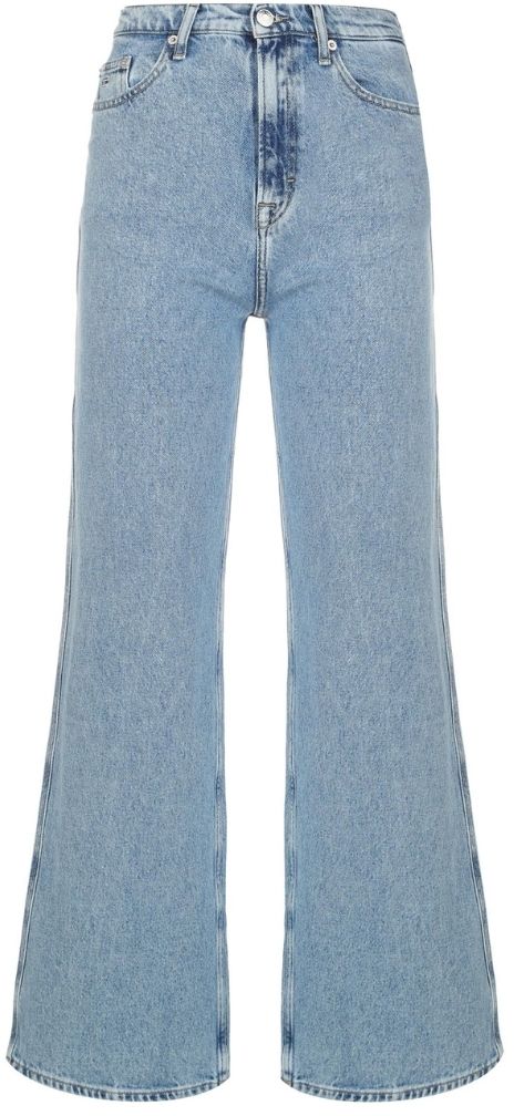Tommy Jeans Rifle - CLAIRE HIGH RISE WID modré