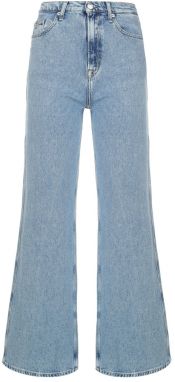 Tommy Jeans Rifle - CLAIRE HIGH RISE WID modré