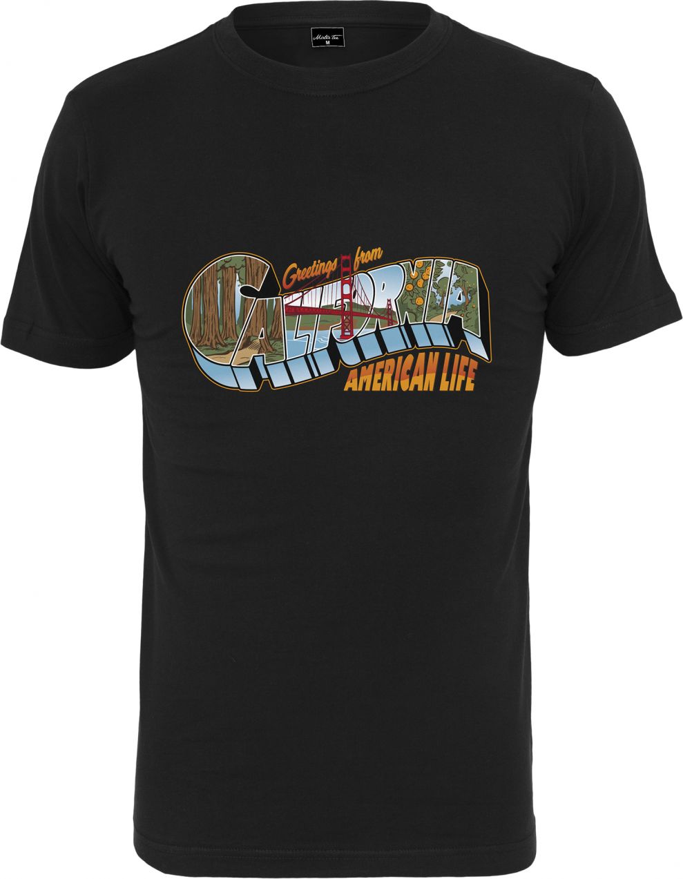 American Life Greetings Tee Black
