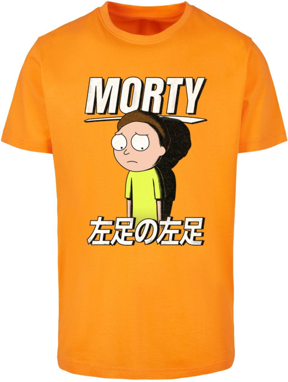 Men's T-shirt Rick and Morty Sad Morty orange