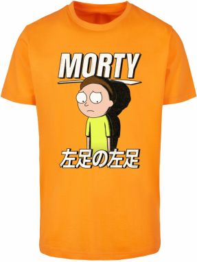 Men's T-shirt Rick and Morty Sad Morty orange