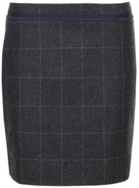 Tommy Hilfiger Sukňa - SYBIL MINI SKIRT sivá