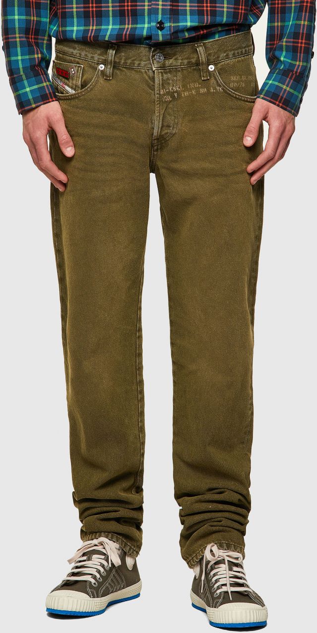 Rifle - Diesel DKRASXSP8 L.32 TROUSERS zelené