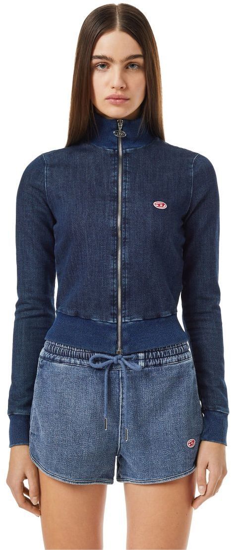 Diesel Bunda - D-EMY-NE SWEAT-SHIRT modrá