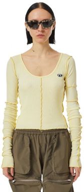 Diesel Top - T-RIBBY-LONG TANK TOP žltý