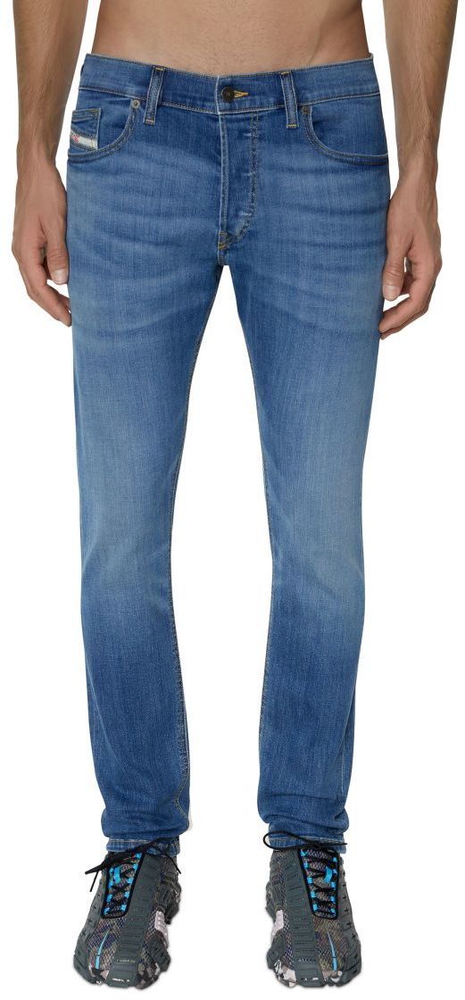 Diesel Rifle - D-LUSTER L.32 TROUSERS modré