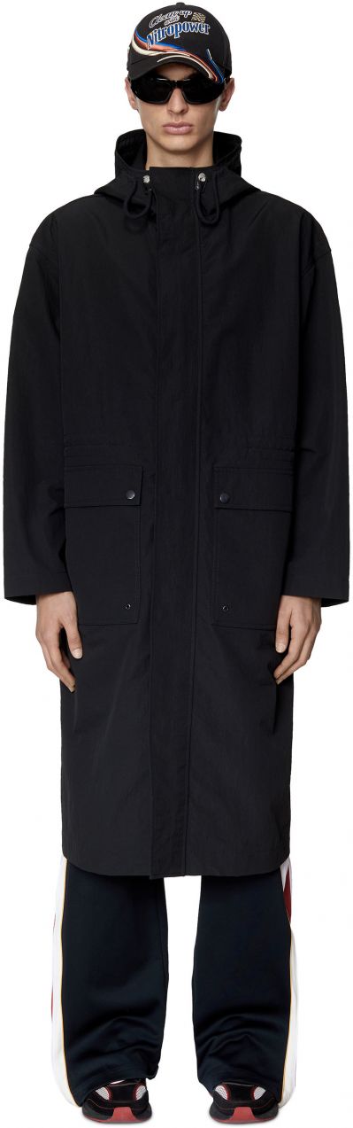 Diesel Kabát - J-ARNULF-NW JACKET čierny
