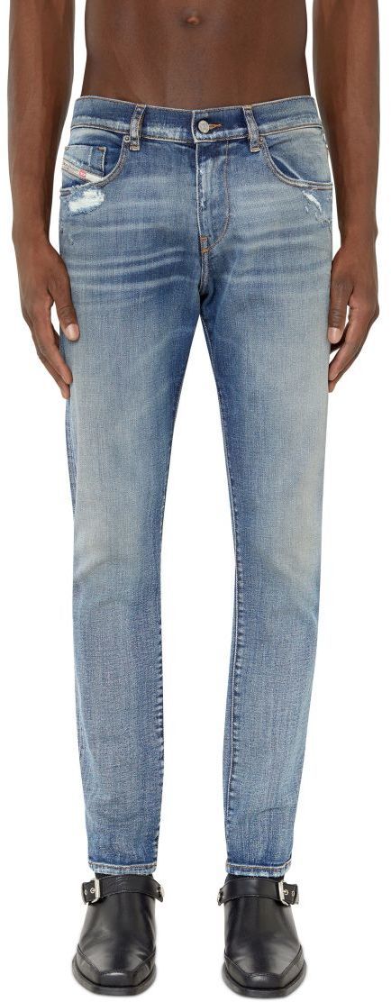 Diesel Rifle - 2019 D-STRUKT L.32 TROUSERS modré