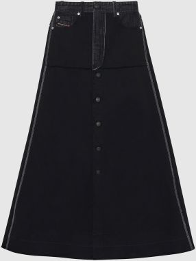 Diesel Sukňa - OMISTY SKIRT čierna