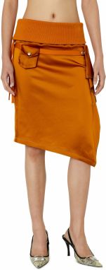 Diesel Sukňa - O-PAULINE SKIRT hnedá