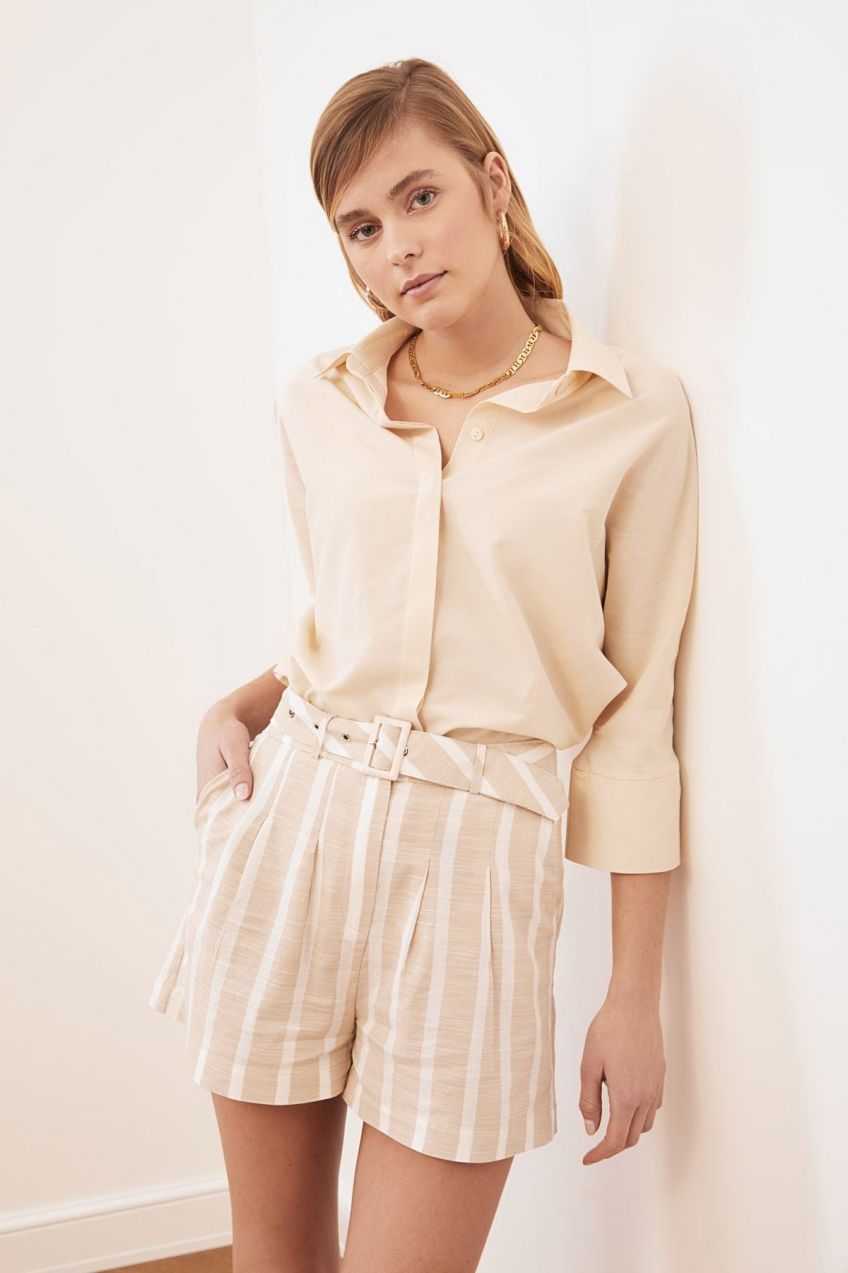 Trendyol Multicolored Belt Shorts & Bermuda