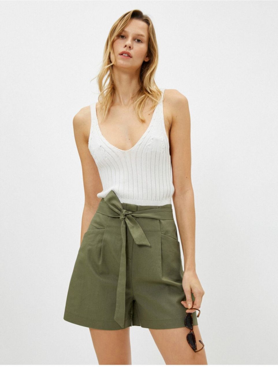 Koton Strapon Shorts With Pocket