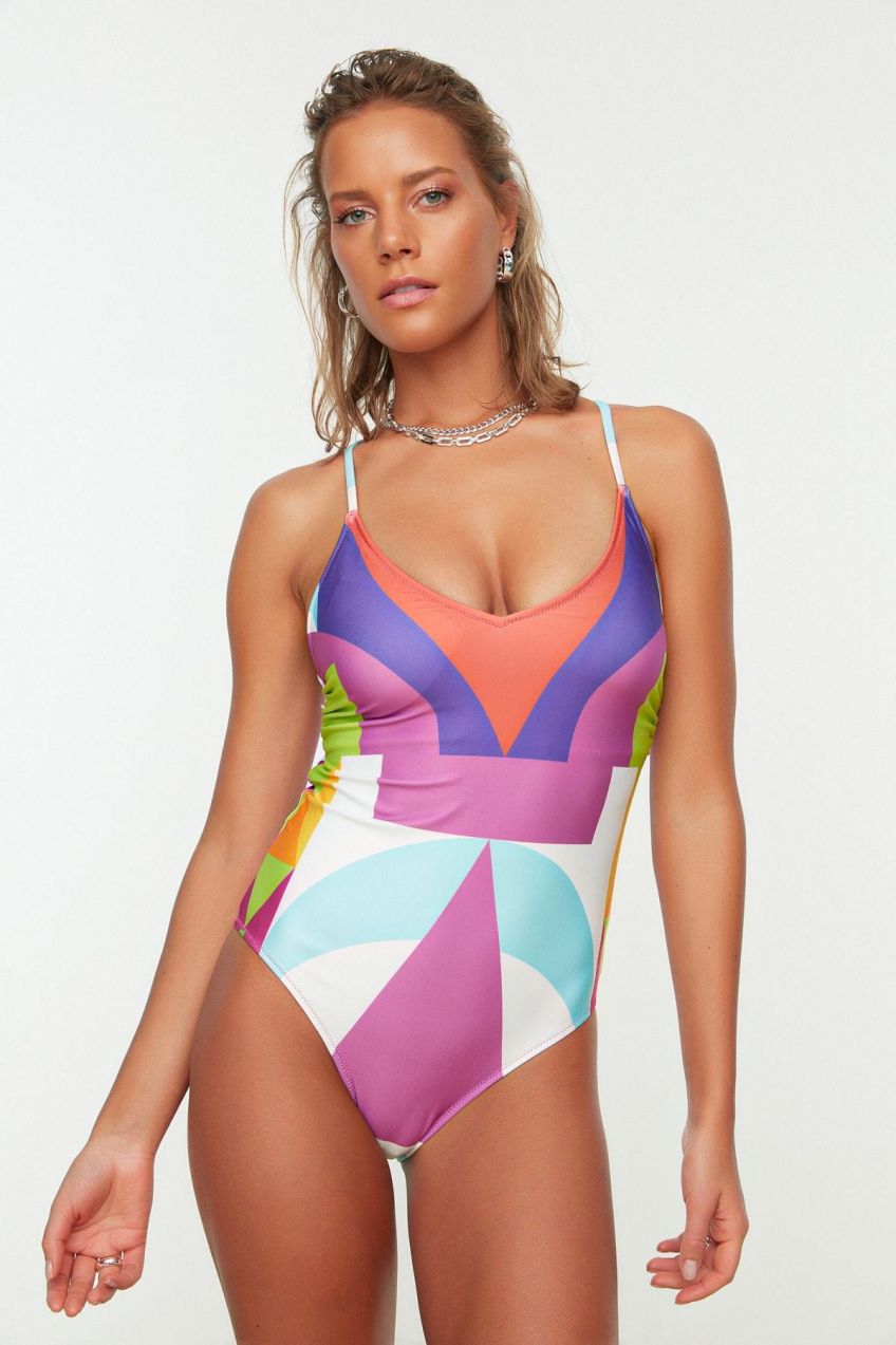 Dámske plavky Trendyol Multicolored