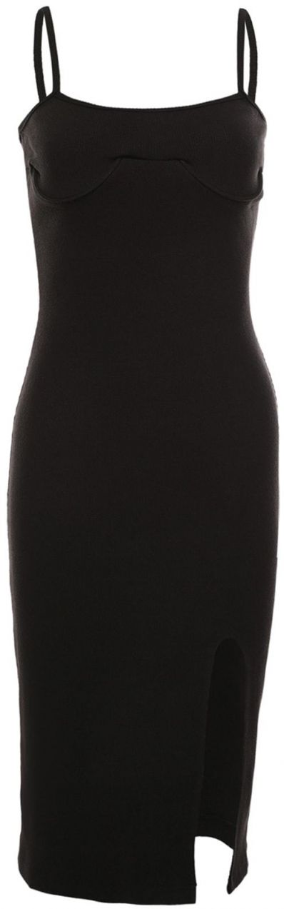 Trendyol Black Underwire Knitted Dress