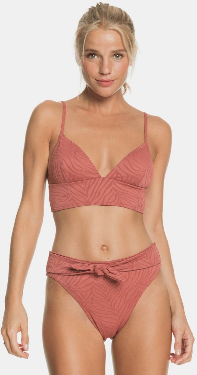 Old Pink Patterned Two Piece Swimwear Roxy - Women