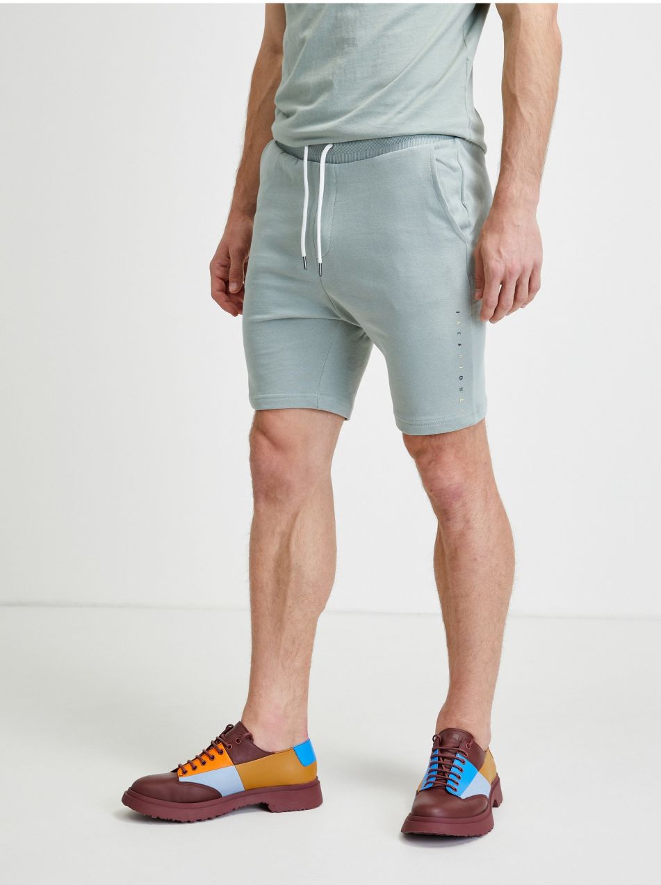 Light Green Tracksuit Shorts Jack & Jones Font - Men