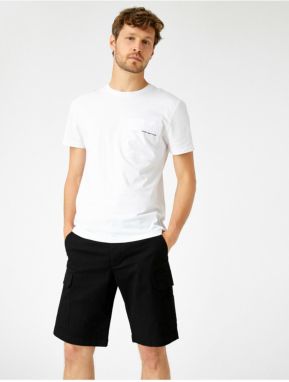 Koton Slogan Shorts Cotton