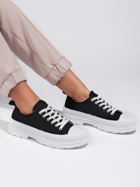 Shelvt Classic women's sneakers black