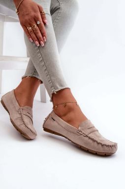 Women's Eco Suede Moccasins Beige Rerteria