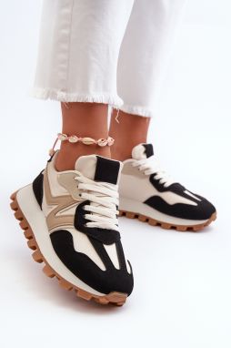 Women's black sports shoes Kalelia sneakers