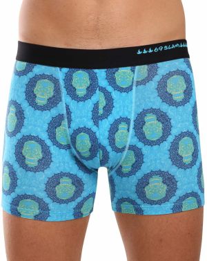Men's boxers 69SLAM fit bamboo SKULL MANDALA
