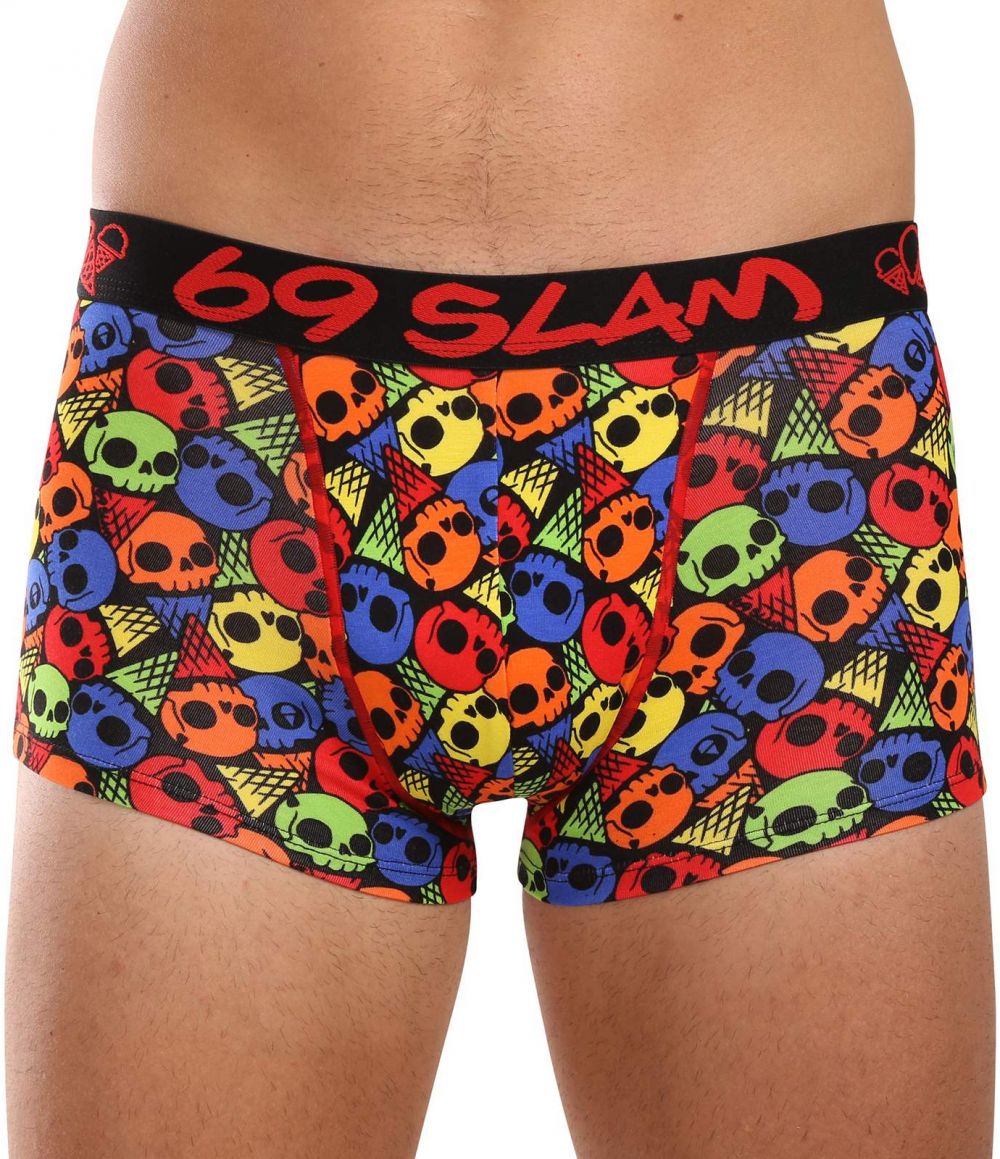 Men's boxers 69SLAM hip bamboo SKULL CONE