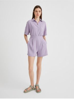 Koton Women's Purple Shorts & Bermuda