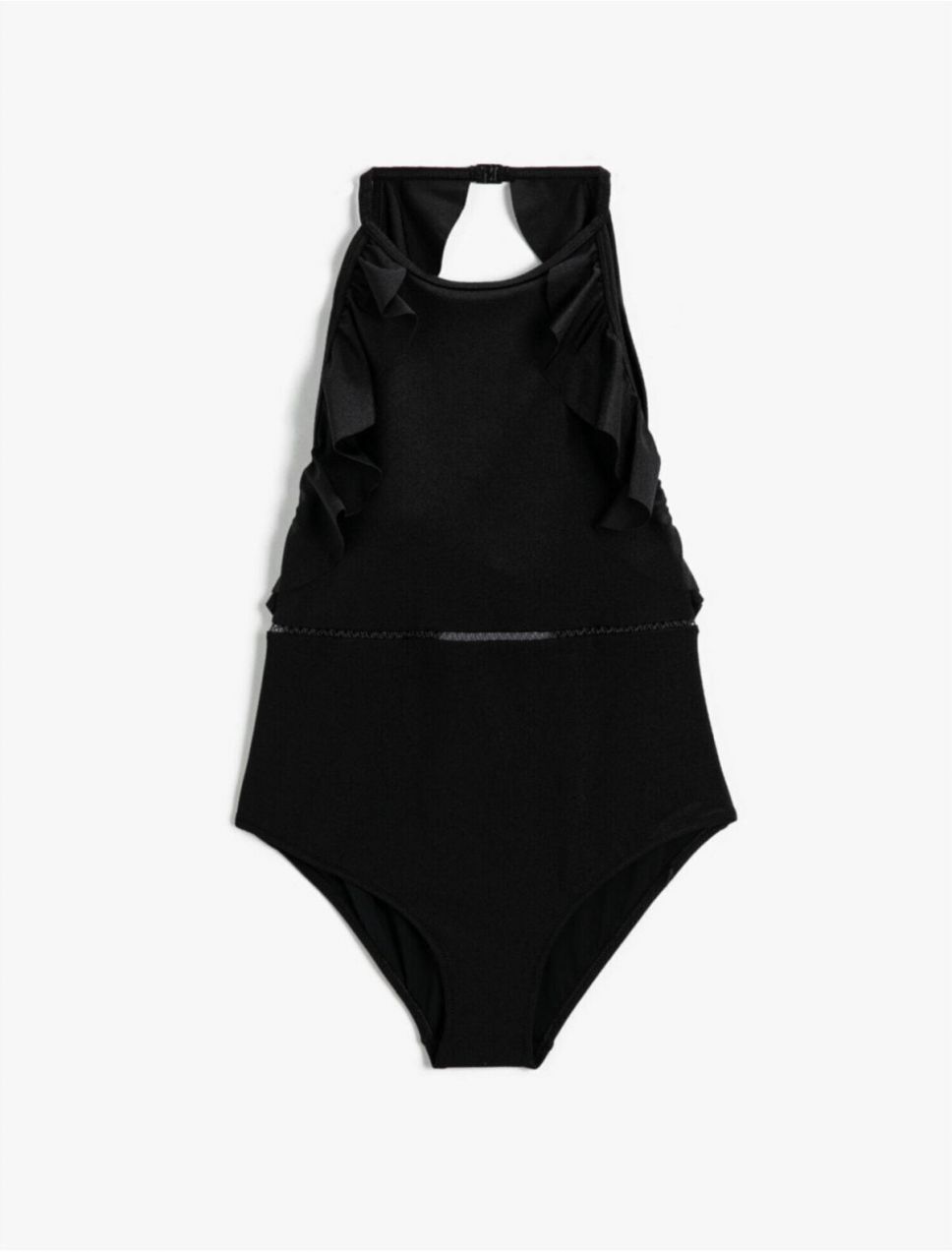 Koton Frilled Halterneck Swimsuit