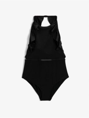 Koton Frilled Halterneck Swimsuit