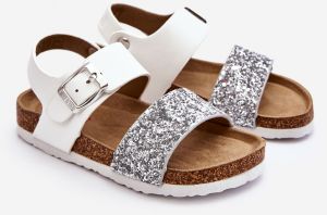 Leather Kids Sandals Big Star LL374133 White