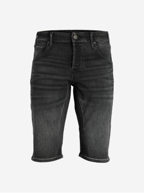 Black Mens Denim Shorts Jack & Jones Cale - Men