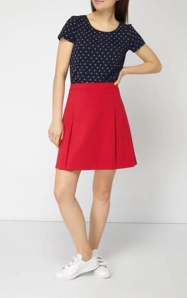 Tommy Hilfiger Sukňa - NEW IMOGEN SKIRT červená