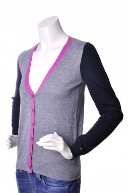 Tommy Hilfiger Sveter - TILFORD V-NK CARDI viacfarebný