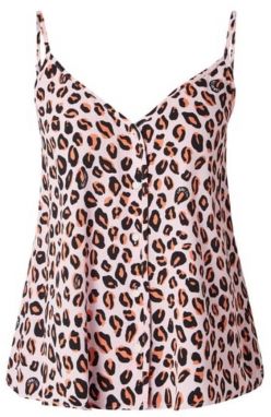 Tommy Jeans Blúzka - TJW BUTTON THRU STRAP TOP rôznofarebná