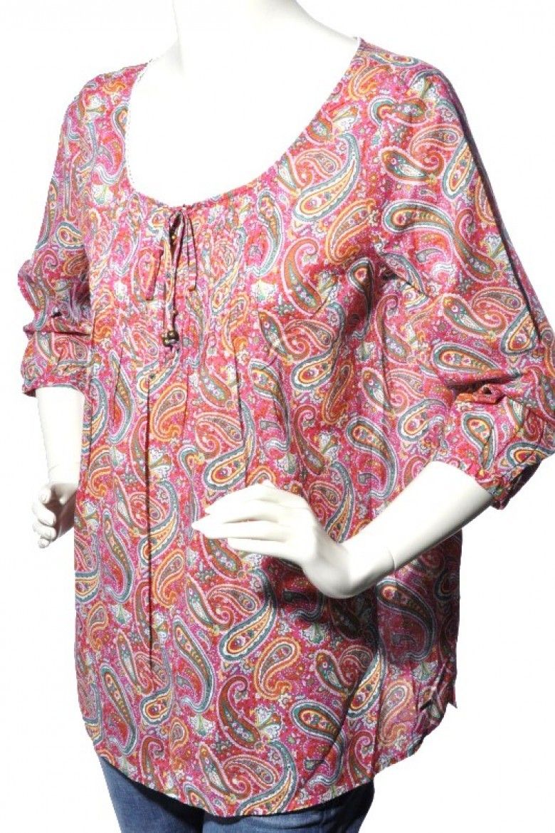 Tommy Hilfiger Blúzka - punjab paisley b viacfarebná