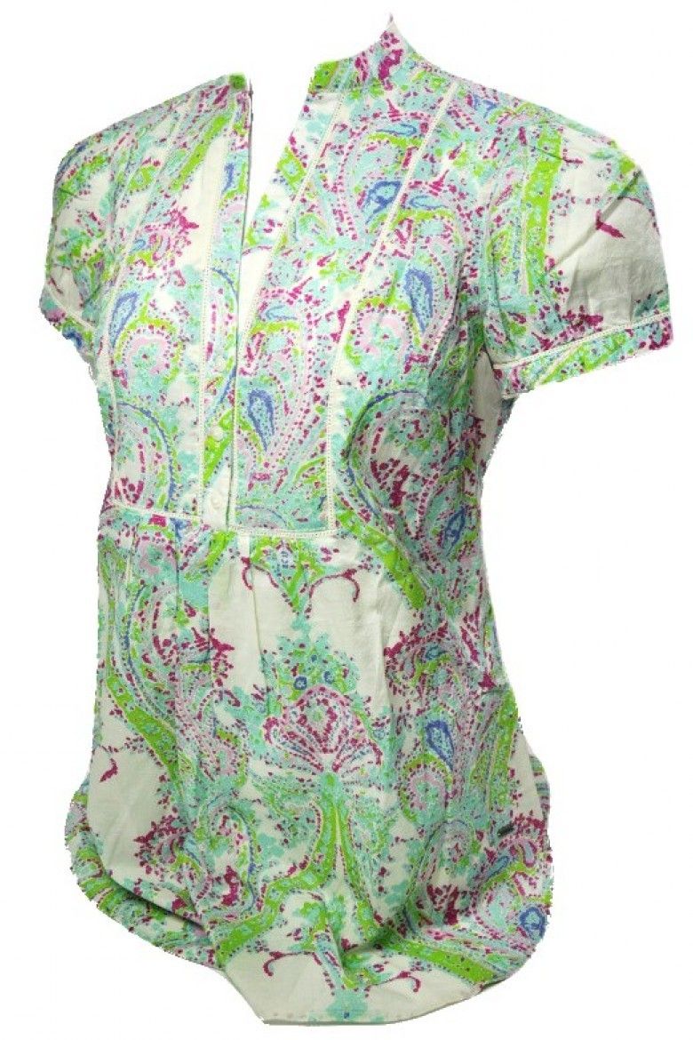 Tommy Hilfiger Blúzka - holden paisley s zelená