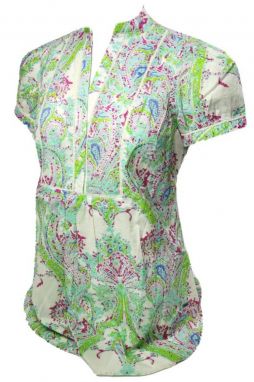 Tommy Hilfiger Blúzka - holden paisley s zelená