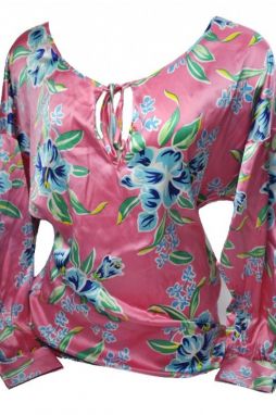 Tommy Hilfiger Blúzka - sander flower pr ružová