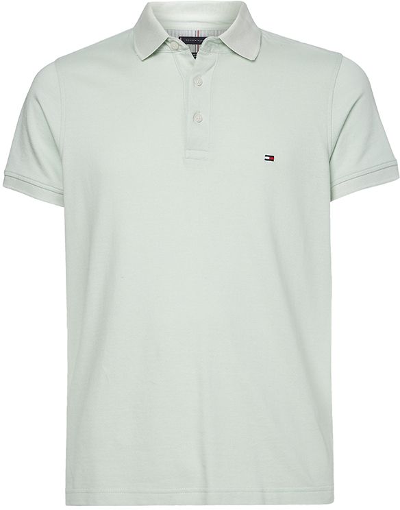 Tommy Hilfiger Polo tričko - MOULINE SLIM POLO zelené