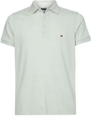 Tommy Hilfiger Polo tričko - MOULINE SLIM POLO zelené