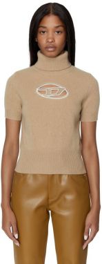 Diesel Sveter - M-ARGARET KNITWEAR béžový