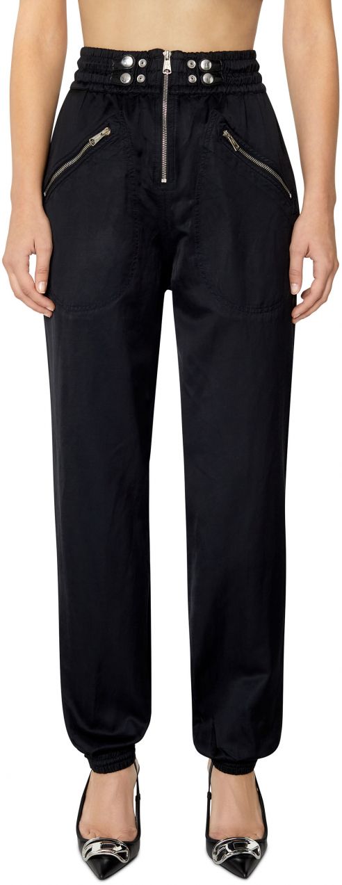 Diesel Nohavice - P-AUCUBA TROUSERS čierne