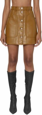 Diesel Sukňa - O-AMBRA-A SKIRT hnedá