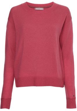 Tommy Hilfiger Sveter - SOFTWOOL C-NK SWEATER ružový