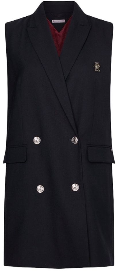 Tommy Hilfiger Sako - WOOL BLEND BLAZER NS modré