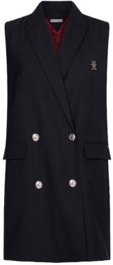 Tommy Hilfiger Sako - WOOL BLEND BLAZER NS modré